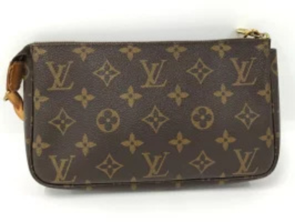 Louis Vuitton Accessoires Monogram Pochette Clutch Pouch Accessory Brown
